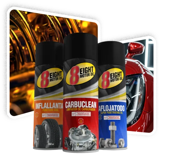 Químicos automotrices 8 Eight Motor Oil